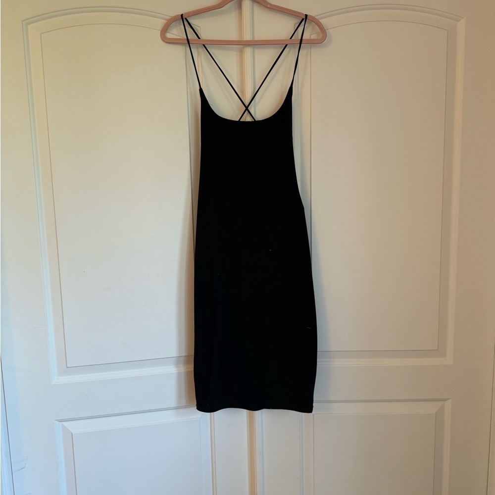 Black Backless Dress